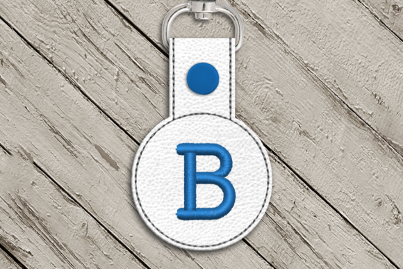 A Designer's Review of the Letter B Round Key Fob Applique