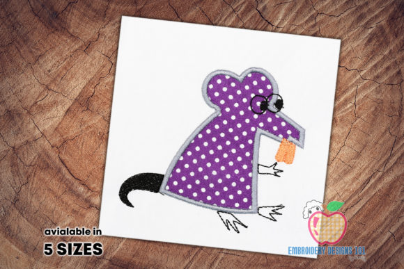 A Mouse Eating Cheese: A Cozy Design for Holiday Gift-Making