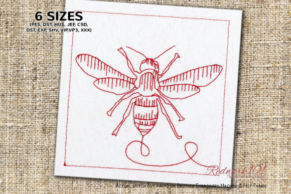 A Professional Review of the Striped Hornet Wasp Machine Embroidery