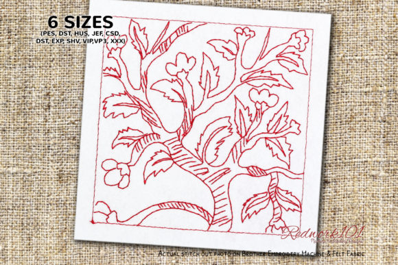 Amazing Tree Redwork Design Review for Real Projects