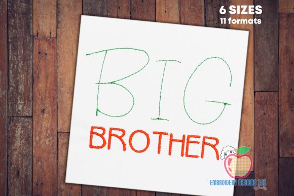 Big Brother Text Quick Stitch: A Boutique Embroidery Review