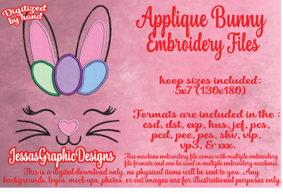 Bunny Face Applique: A Small Business Merchandise Review