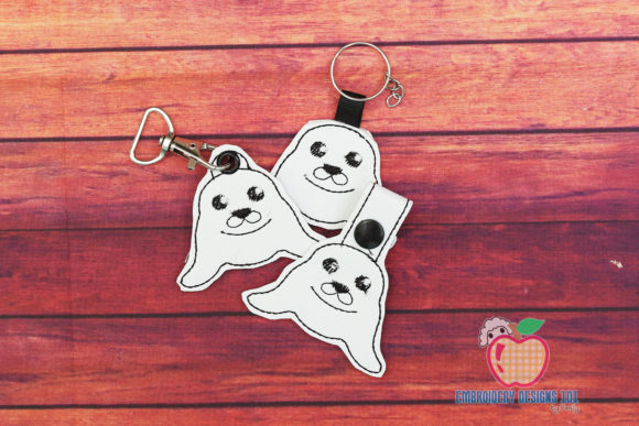 Harp Seal ITH Keyfob: A Fair Booth Favorite