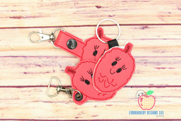 Juicy Lychees Snaptab Keyfob: A Sweet Embroidery Review