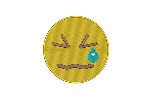 The Crying Emoji Embroidery Design: A Craft Fair Sales Review