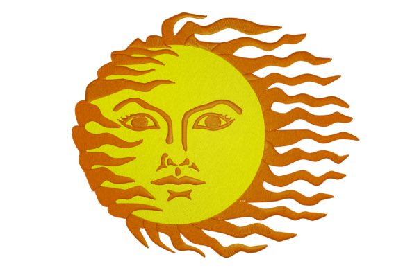 The Sun Embroidery Design: A Bright Addition to Any Project